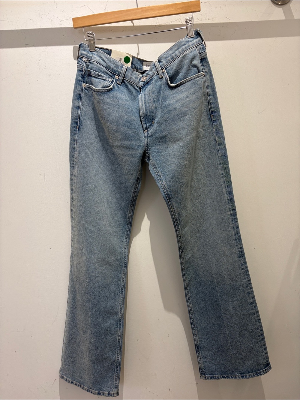 Citizens of Humanity Women’s Geneva Low Slung Boot Jean Blue Size 28